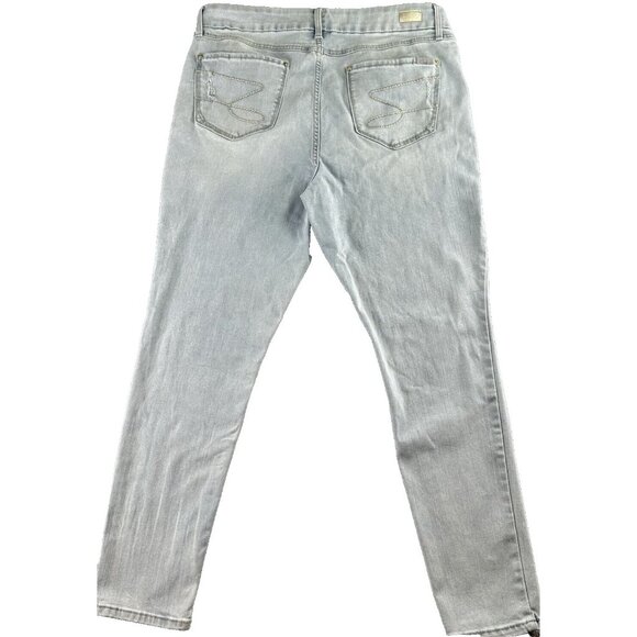 SEVEN7 TummyLess High Rise Skinny Jean Size 16 Amsterdam Wash Slimming Control - Picture 2 of 16